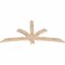 Ekena Millwork Davenport Smooth Timber Gable Bracket, Douglas Fir, 60"W x 30"H x 1 1/2"D x 3 1/2"F, 12/12 Pitch GBW060X30X0204DAV00SDF - alternate 3